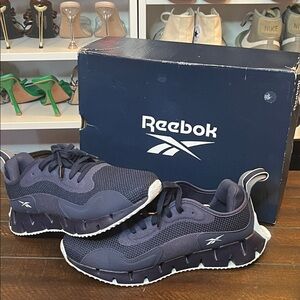 Reebok Navy Blue Zig Dynamica
